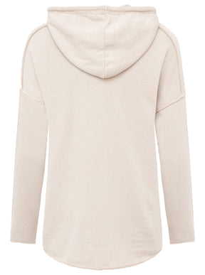 Zwillingsherz - Made in Italy Hoodie "Love Yourself" - Beige/Pink