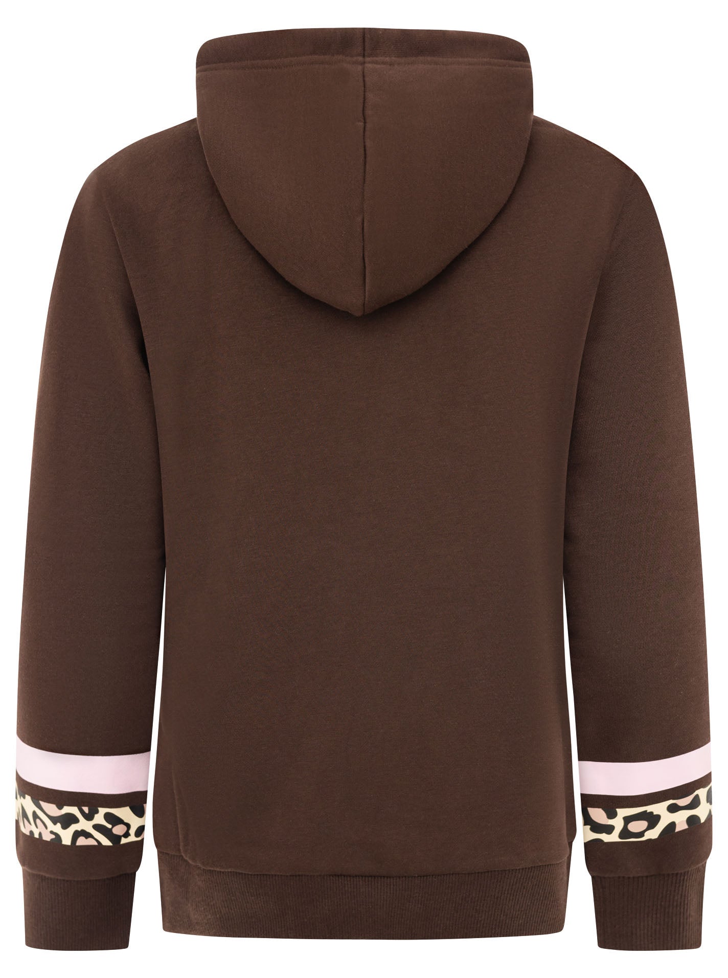 Zwillingsherz Hoodie Wild Vibes College Dunkelbraun