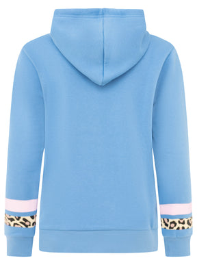 Zwillingsherz Hoodie Wild Vibes College Mittelblau