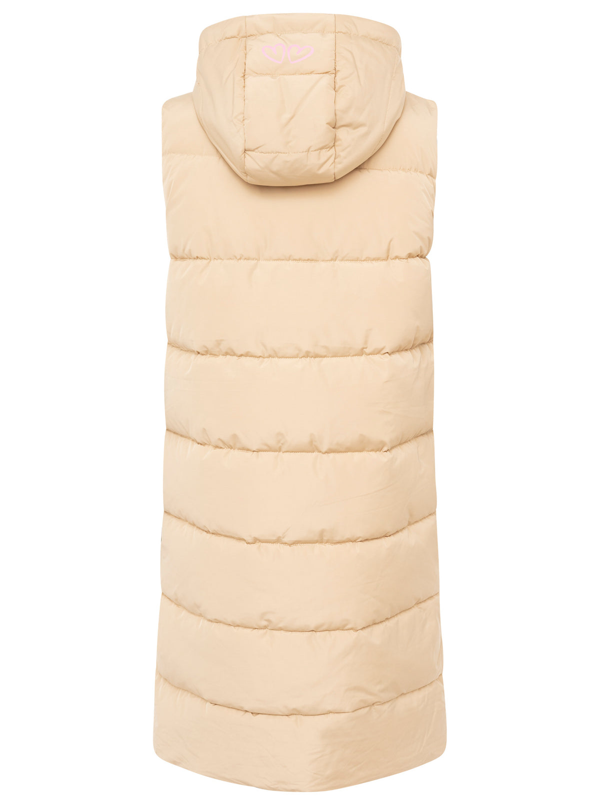 Zwillingsherz - Steppweste Leopard - Beige/Pink