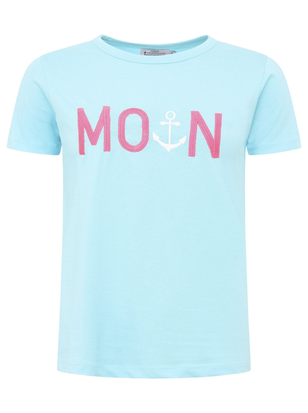 Zwillingsherz - T-Shirt Moin - Hellblau