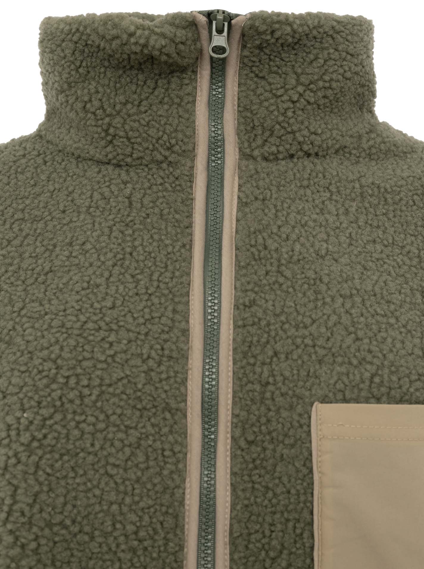 Zwillingsherz Teddy Jacke "Classic" - Khaki