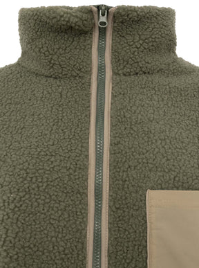 Zwillingsherz Teddy Jacke "Classic" - Khaki