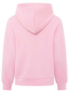 Zwillingsherz - Stilvoller Hoodie "Have a nice Day" - Rosa