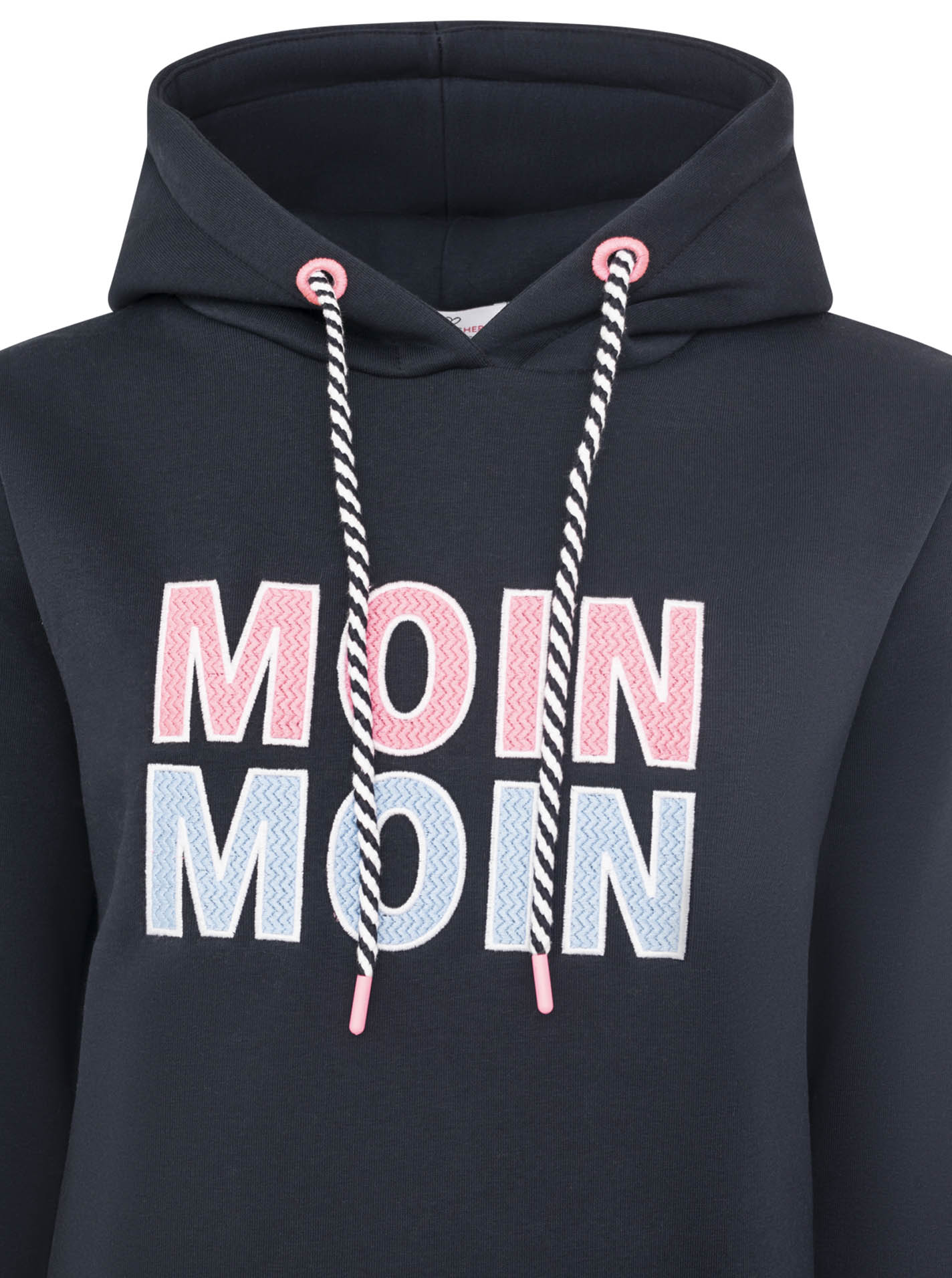 Zwillingsherz - Hoodie "Moin Moin" - Marineblau