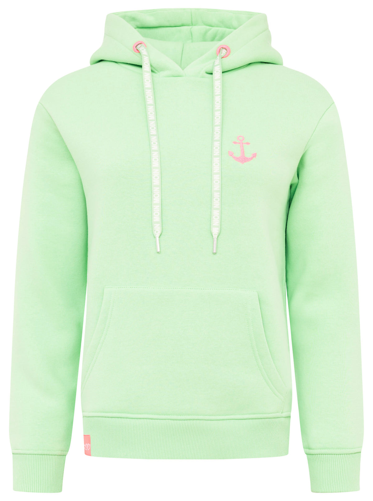 Zwillingsherz - Hoodie mit Anker - Hellgrün (Neu)
