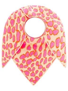 Zwillingsherz - Dreieckstuch BW "Neon Dots" - Neonpink