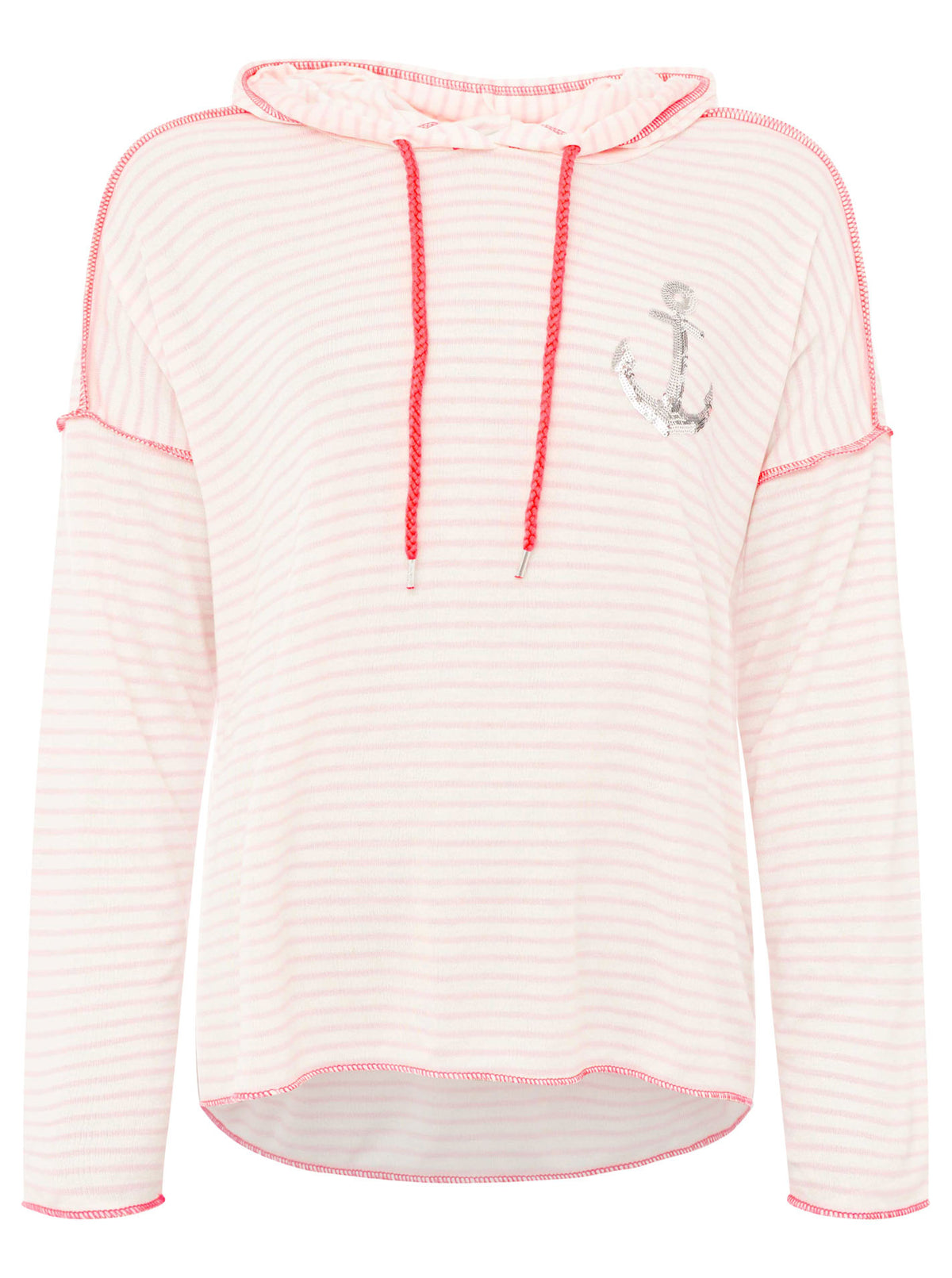 Zwillingsherz - Hoodie "Anker" - Rosa