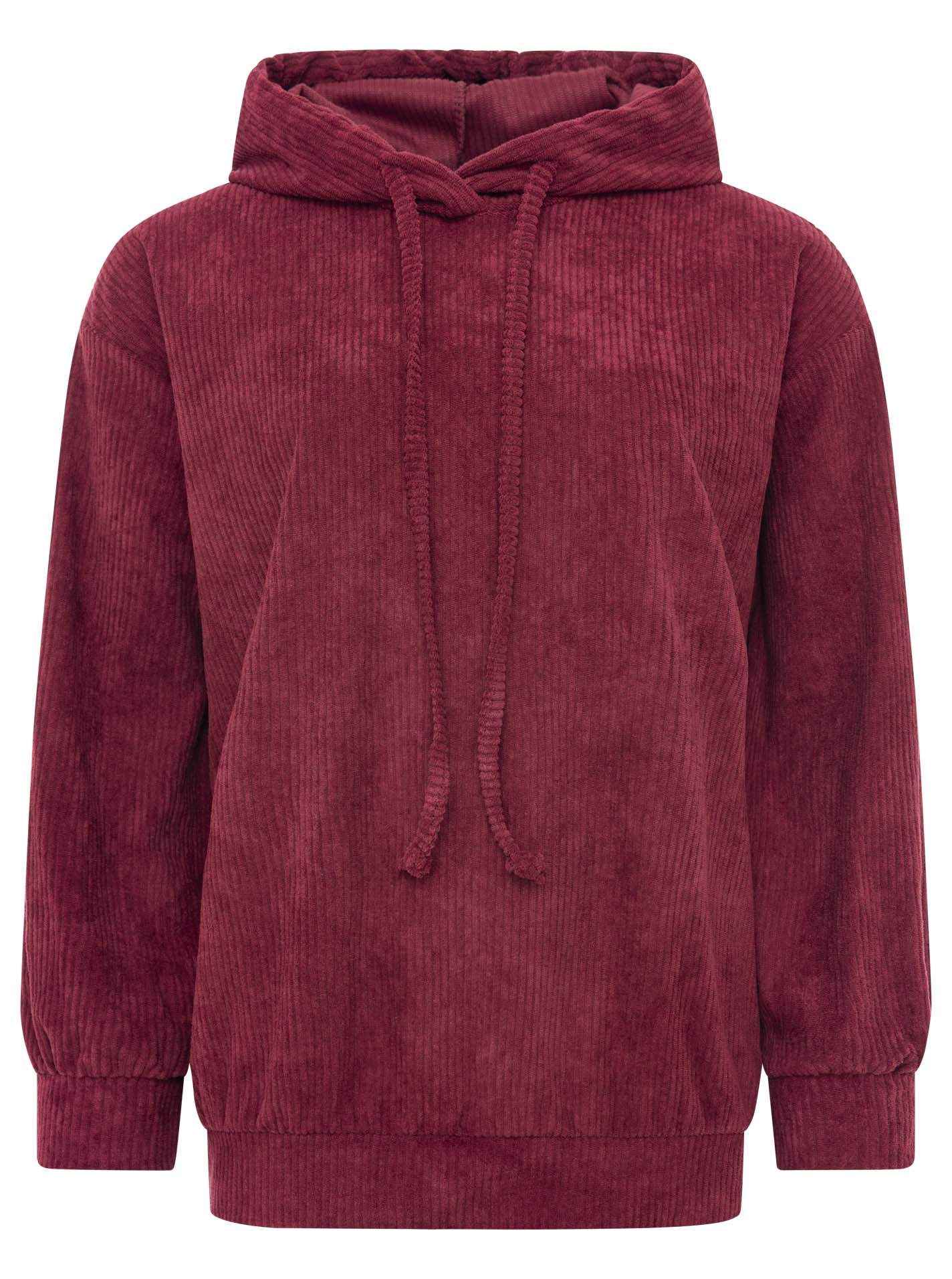 Zwillingsherz - Cord Hoodie - Magenta