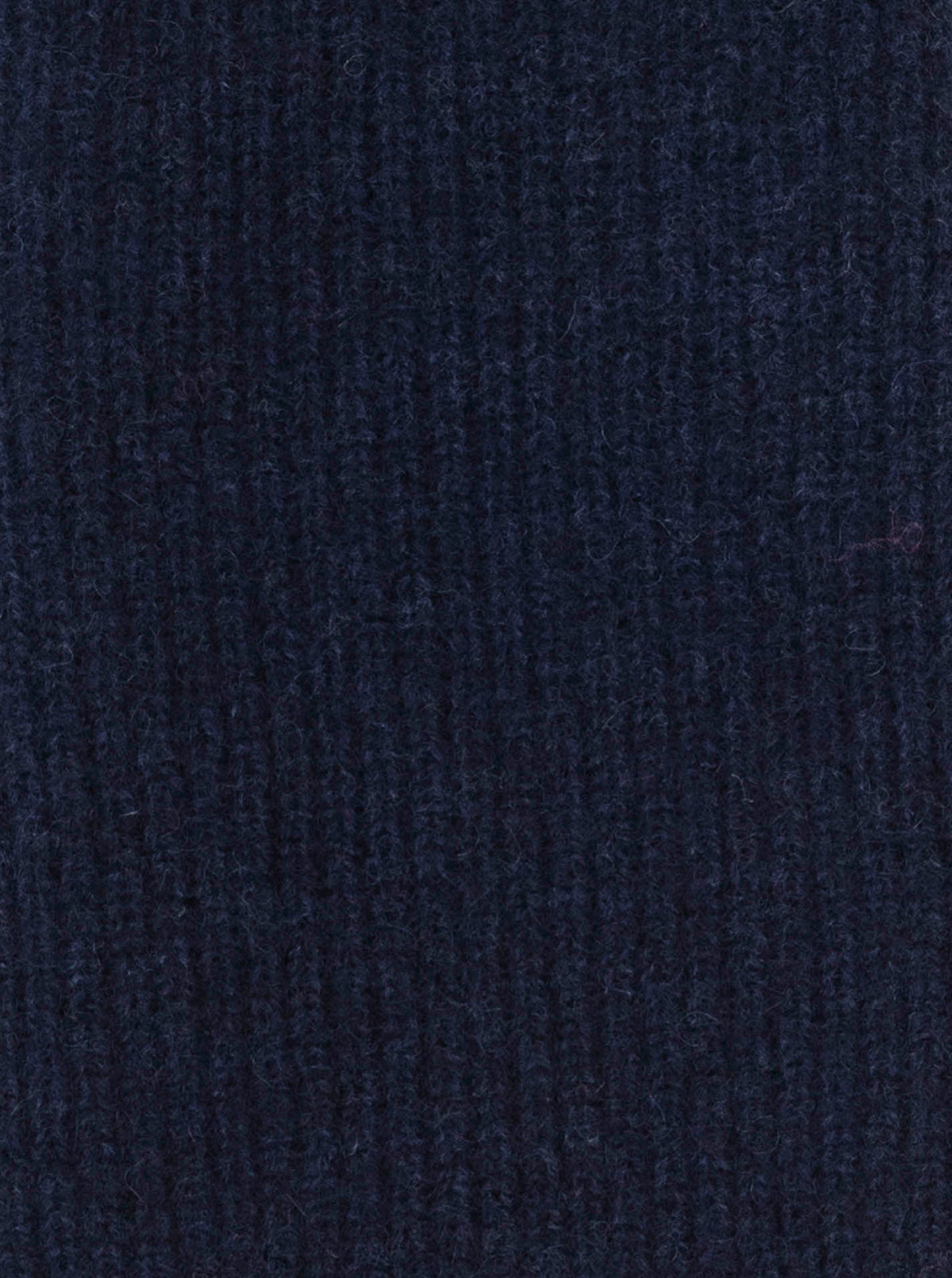 Zwillingsherz 100% Kaschmir Gerippter Schal "Cozy" - Marine