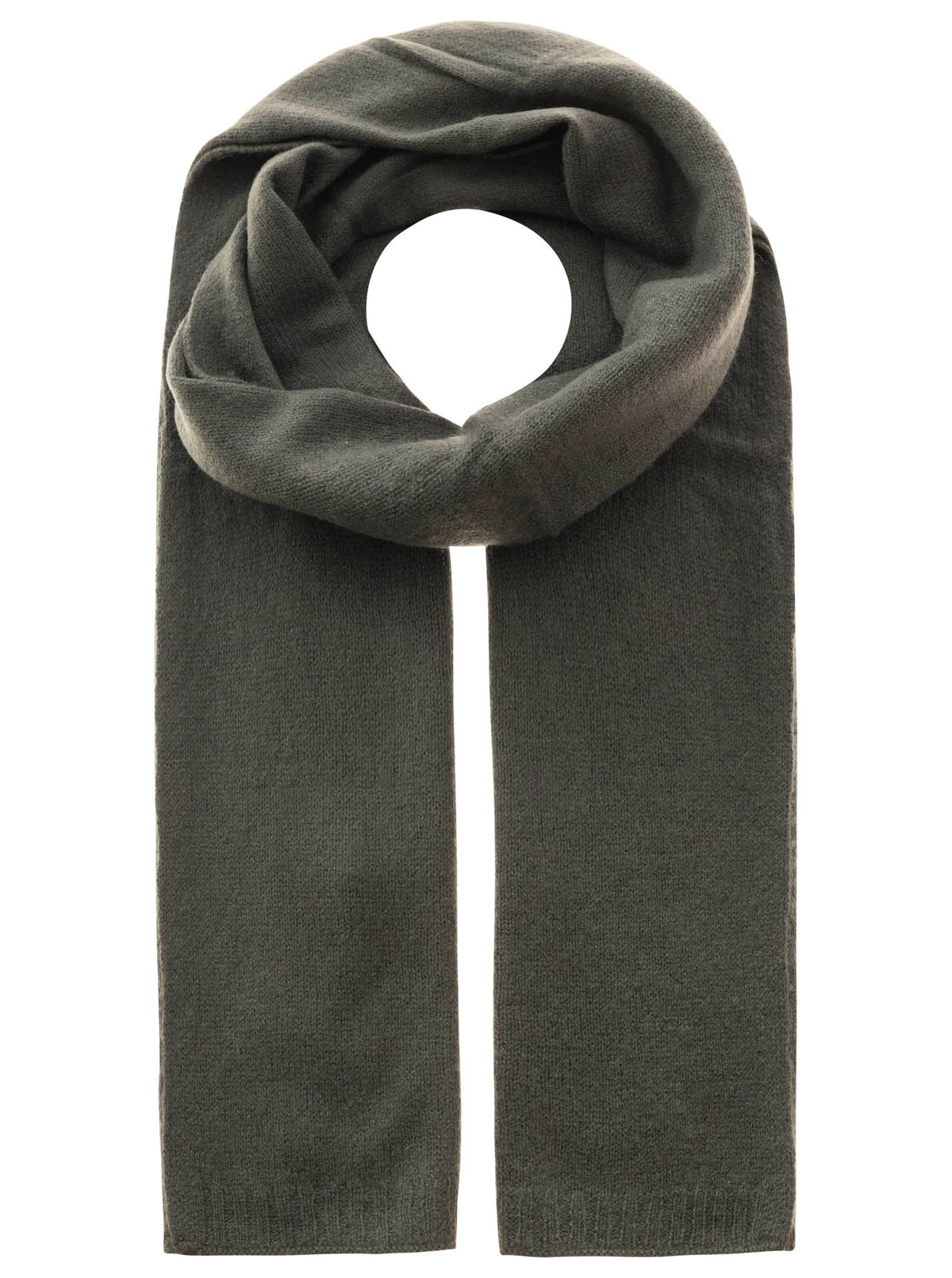 Zwillingsherz 100% Cashmere/Kaschmir Schal - Olive