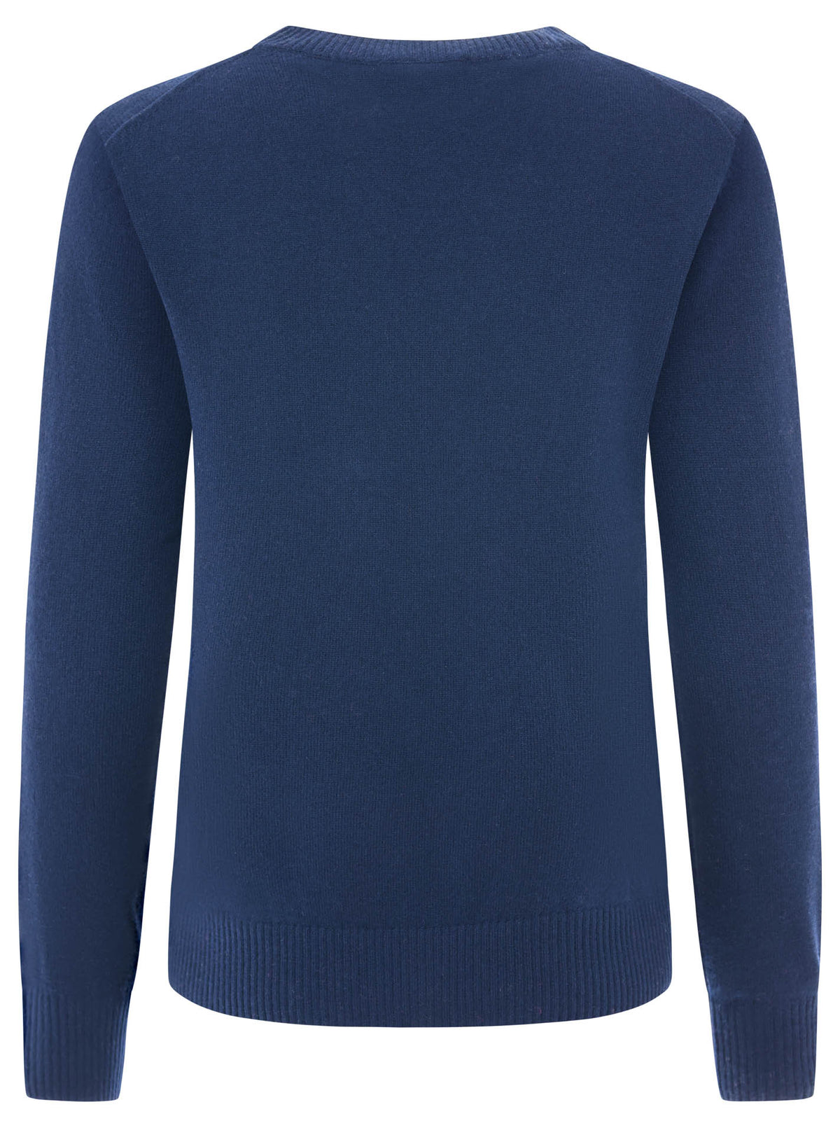 Zwillingsherz Kaschmir / Cashmere Herz Pullover - Dunkelblau