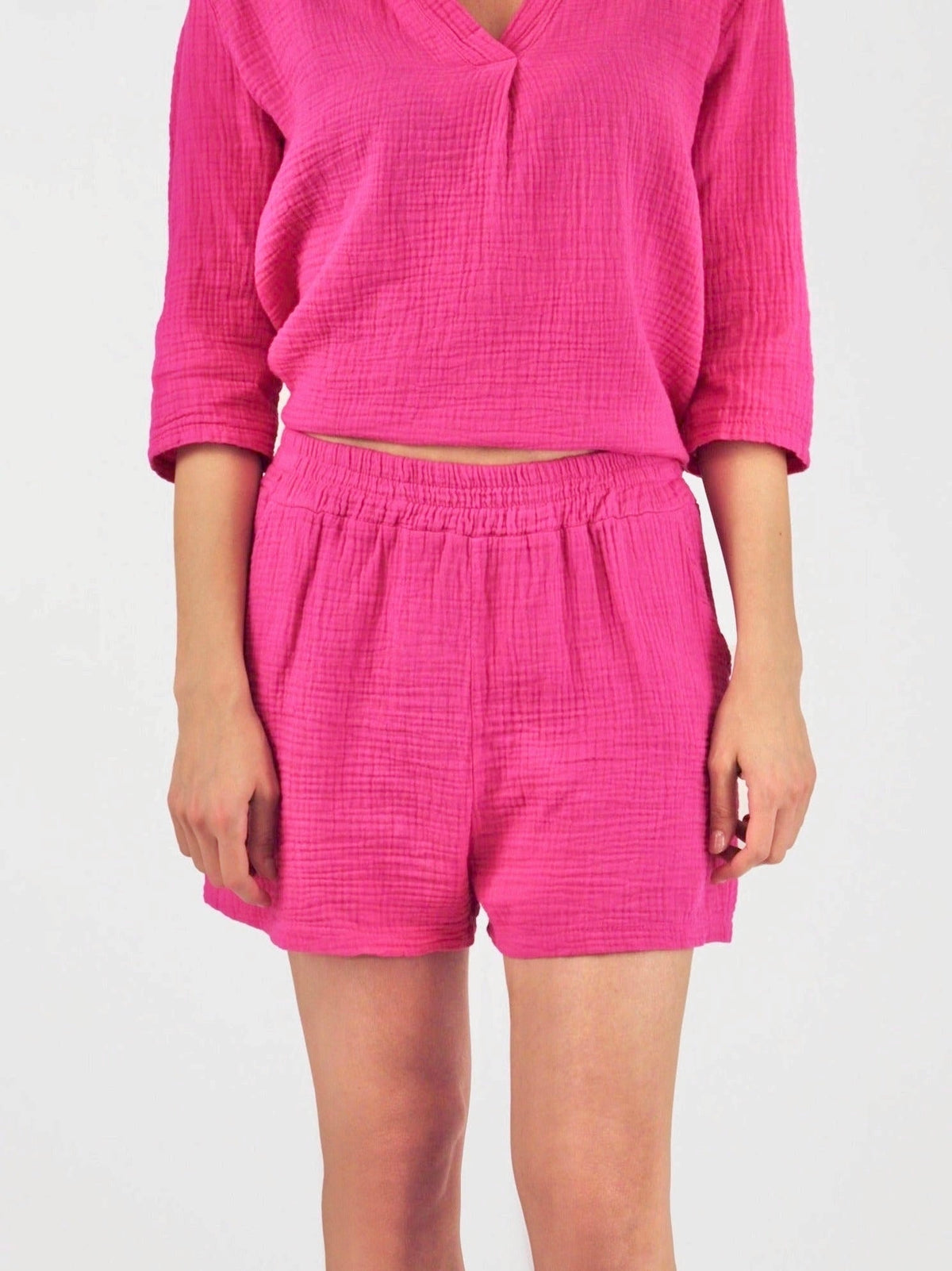 Musselin Shorts - Pink