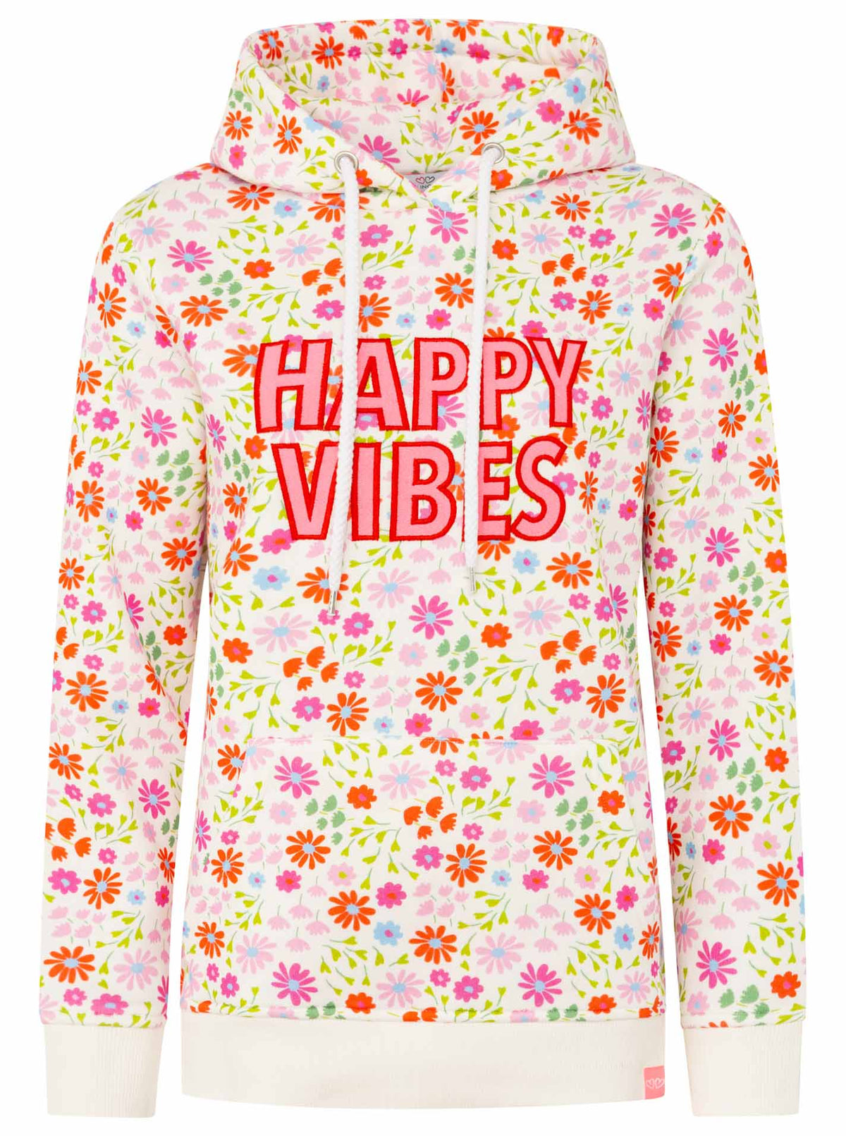 Zwillingsherz - Hoodie "Happy Vibes - Rosa