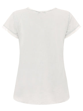 Zwillingsherz - Oversized T-Shirt "Positive Mind" - Hellgrau