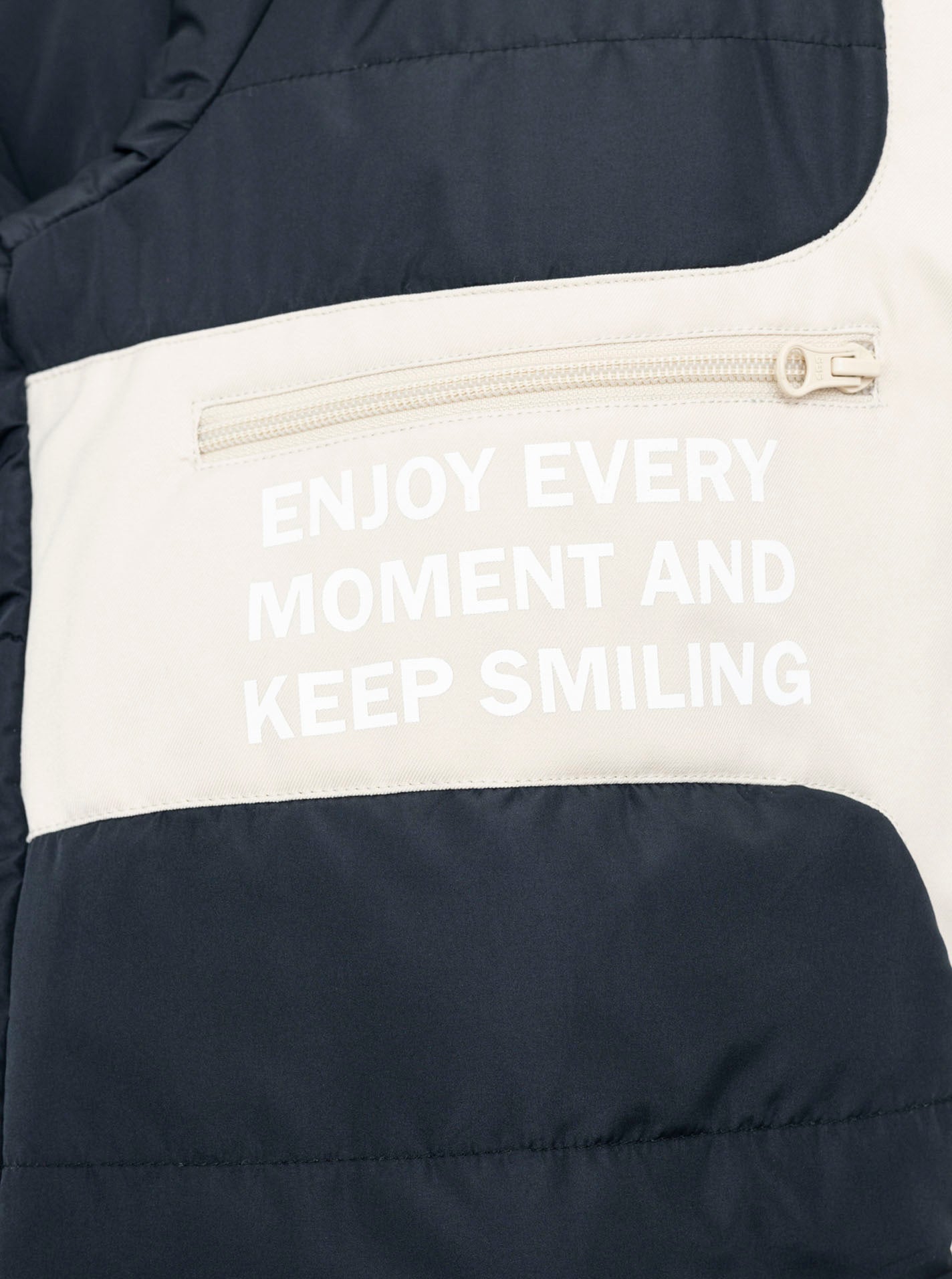 Zwillingsherz - Parka "Keep Smiling" - Hellbeige