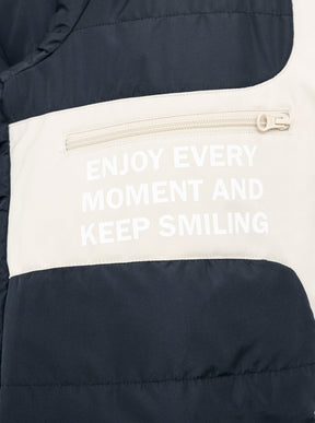 Zwillingsherz - Parka "Keep Smiling" - Hellbeige