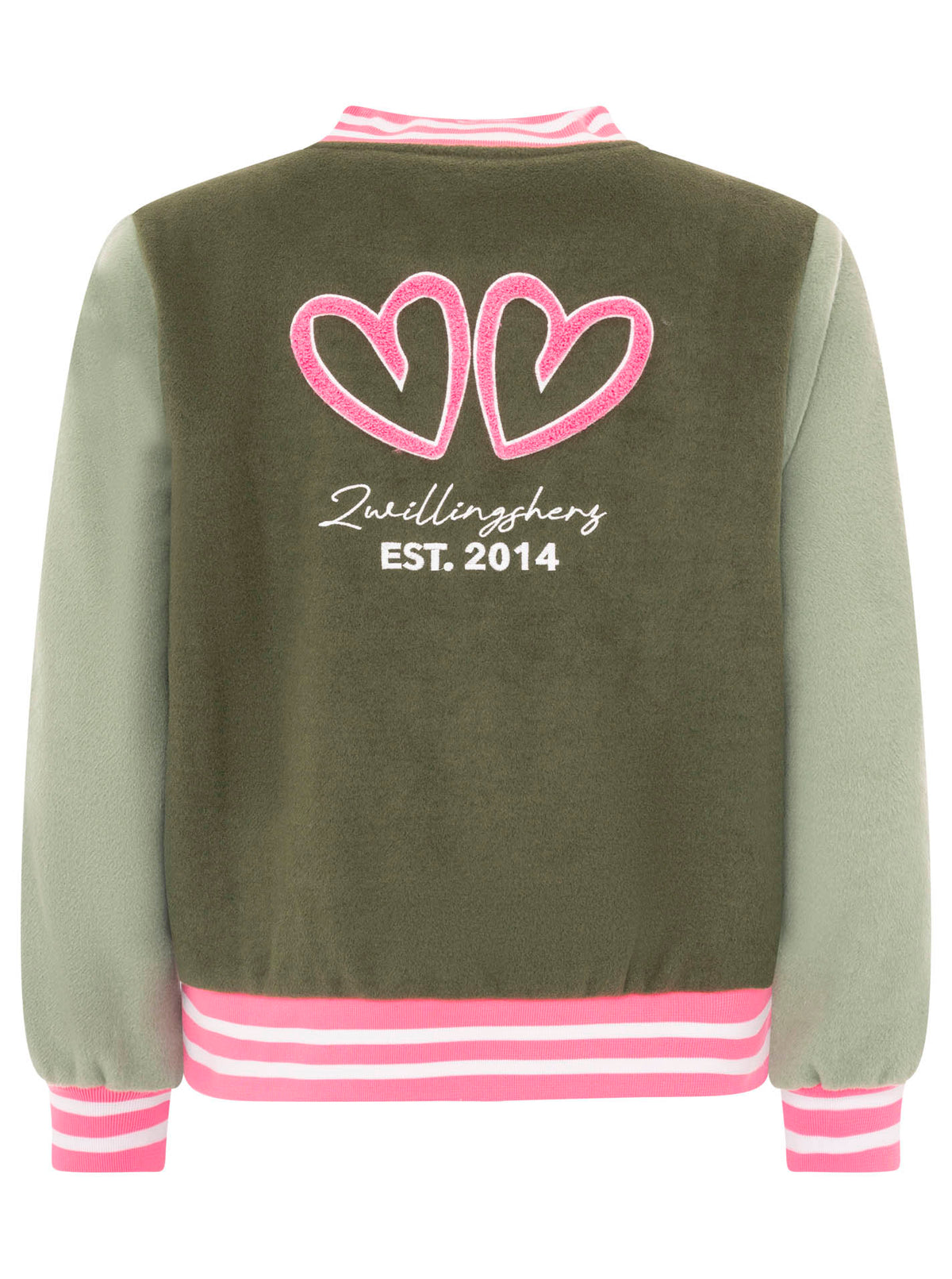 Zwillingsherz - Bomberjacke "College" - Khaki