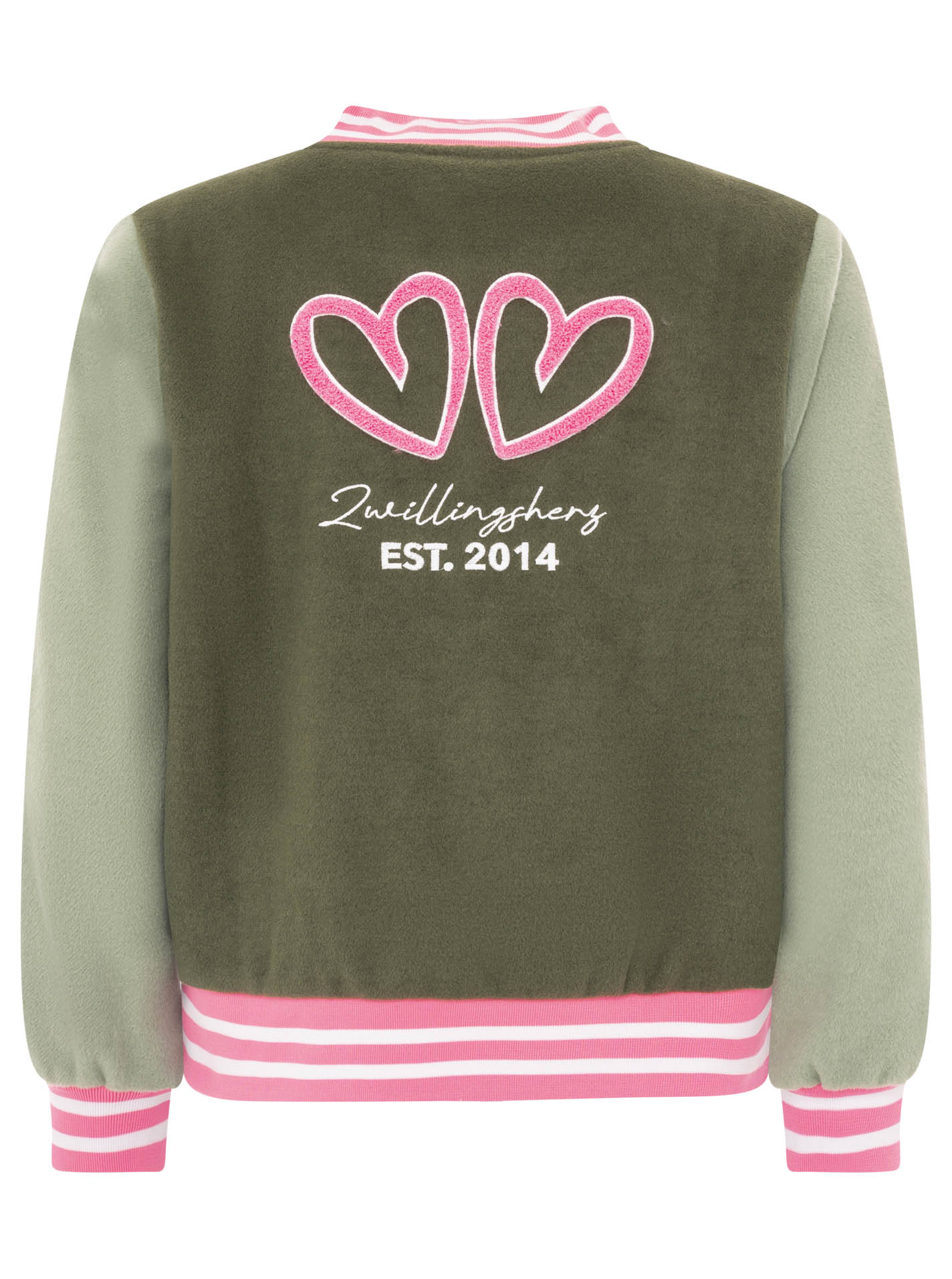 Zwillingsherz - Bomberjacke "College" - Khaki