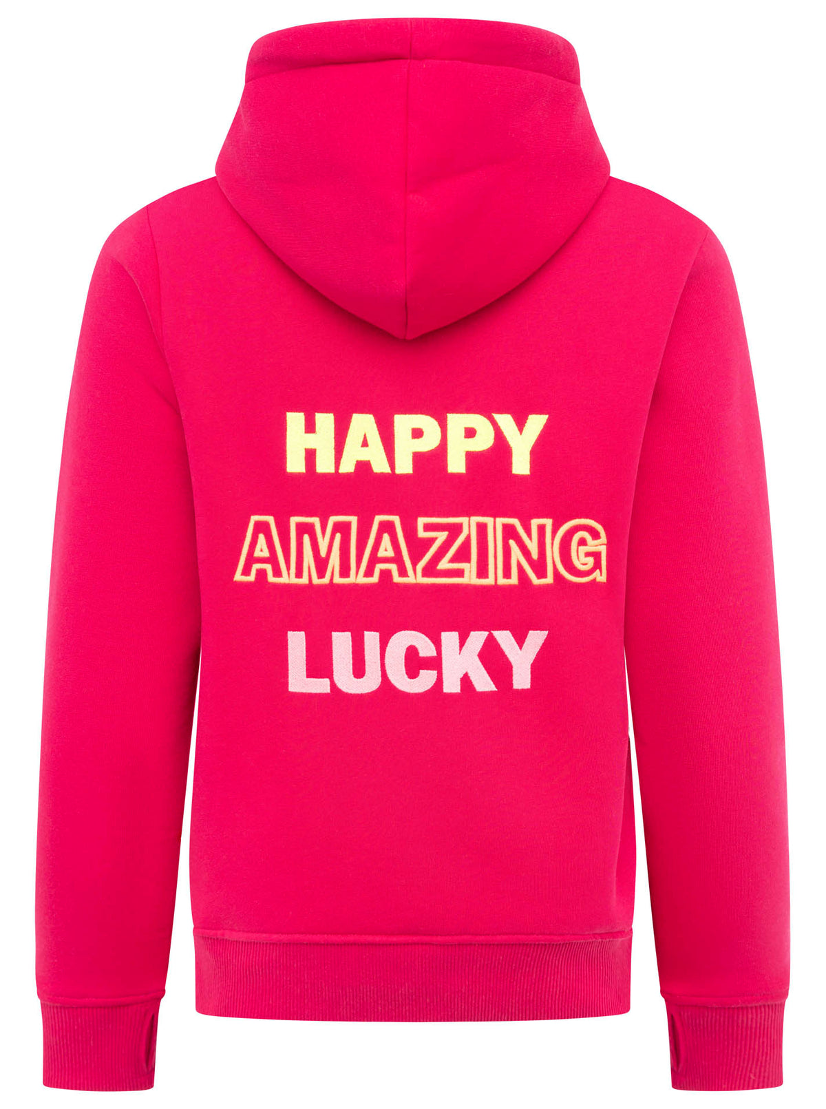 Zwillingsherz - Hoodie "Positive Happy Mind" - Weinrot (Neu)