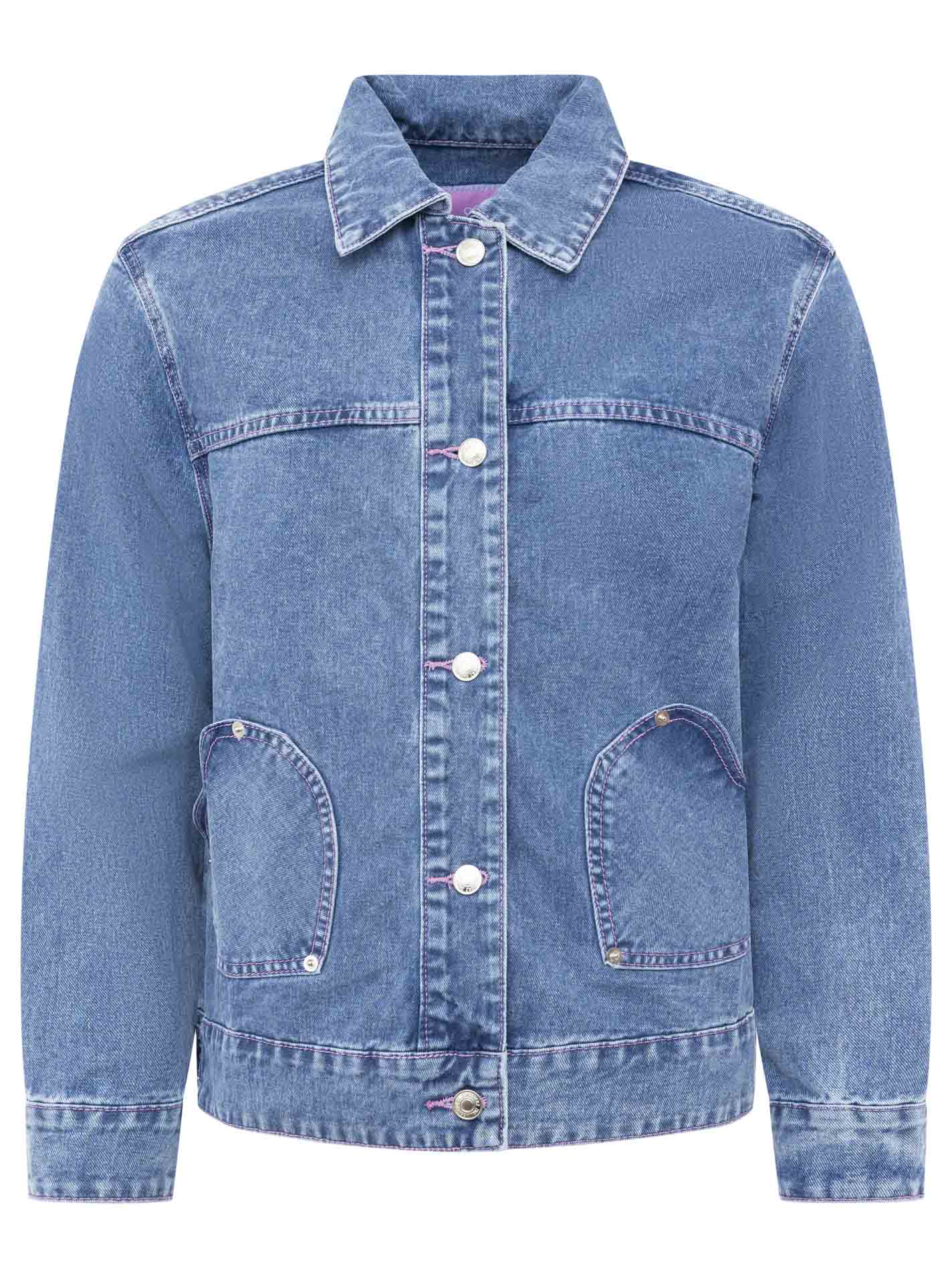 Zwillingsherz - Jeansjacke "Herz" - Blau