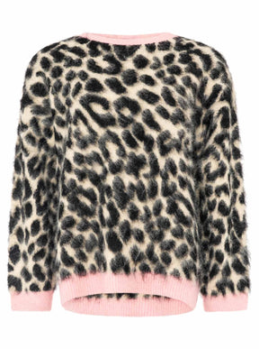 Zwillingsherz Pullover "Fluffy Leo" - Beige