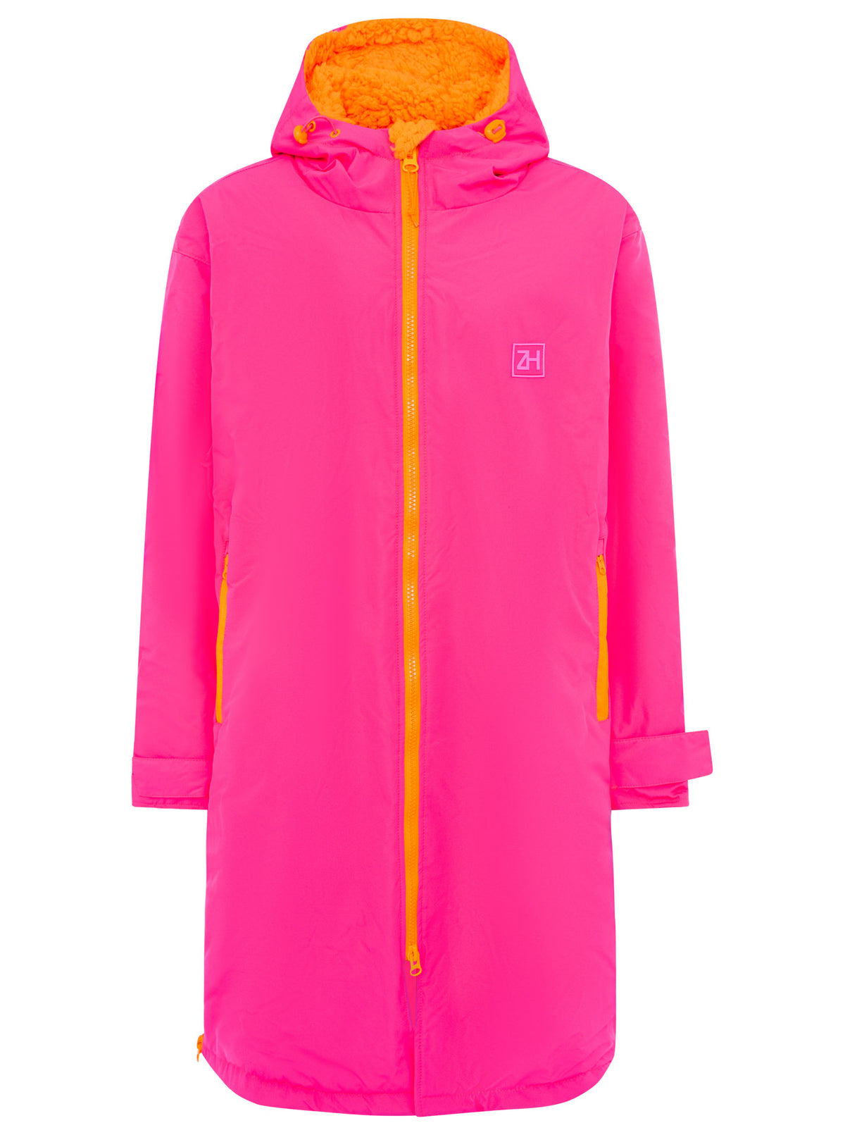 Zwillingsherz - Windjacke - Neonpink/Orange