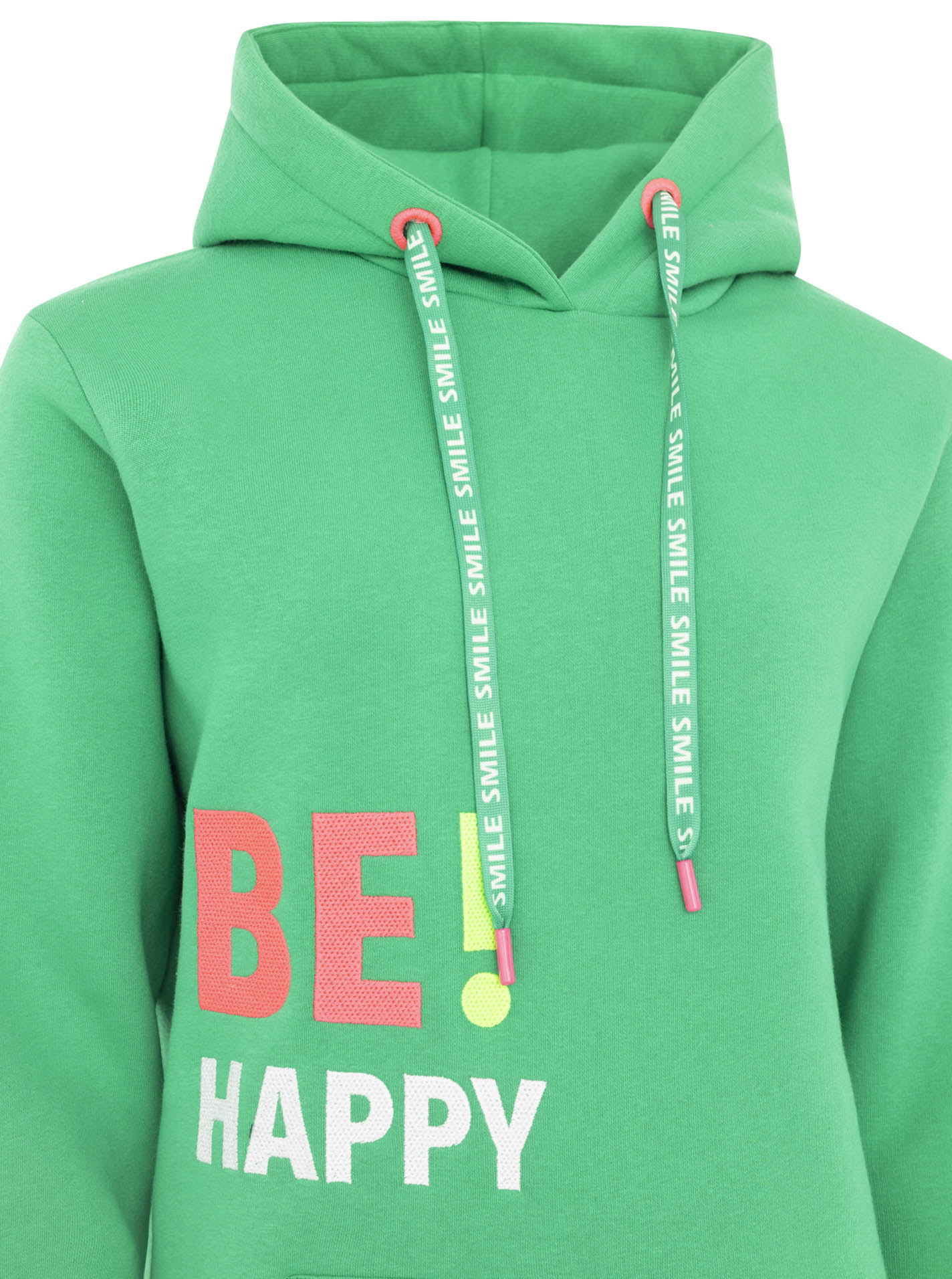 Zwillingsherz - Hoodie "Be Happy" - Grün