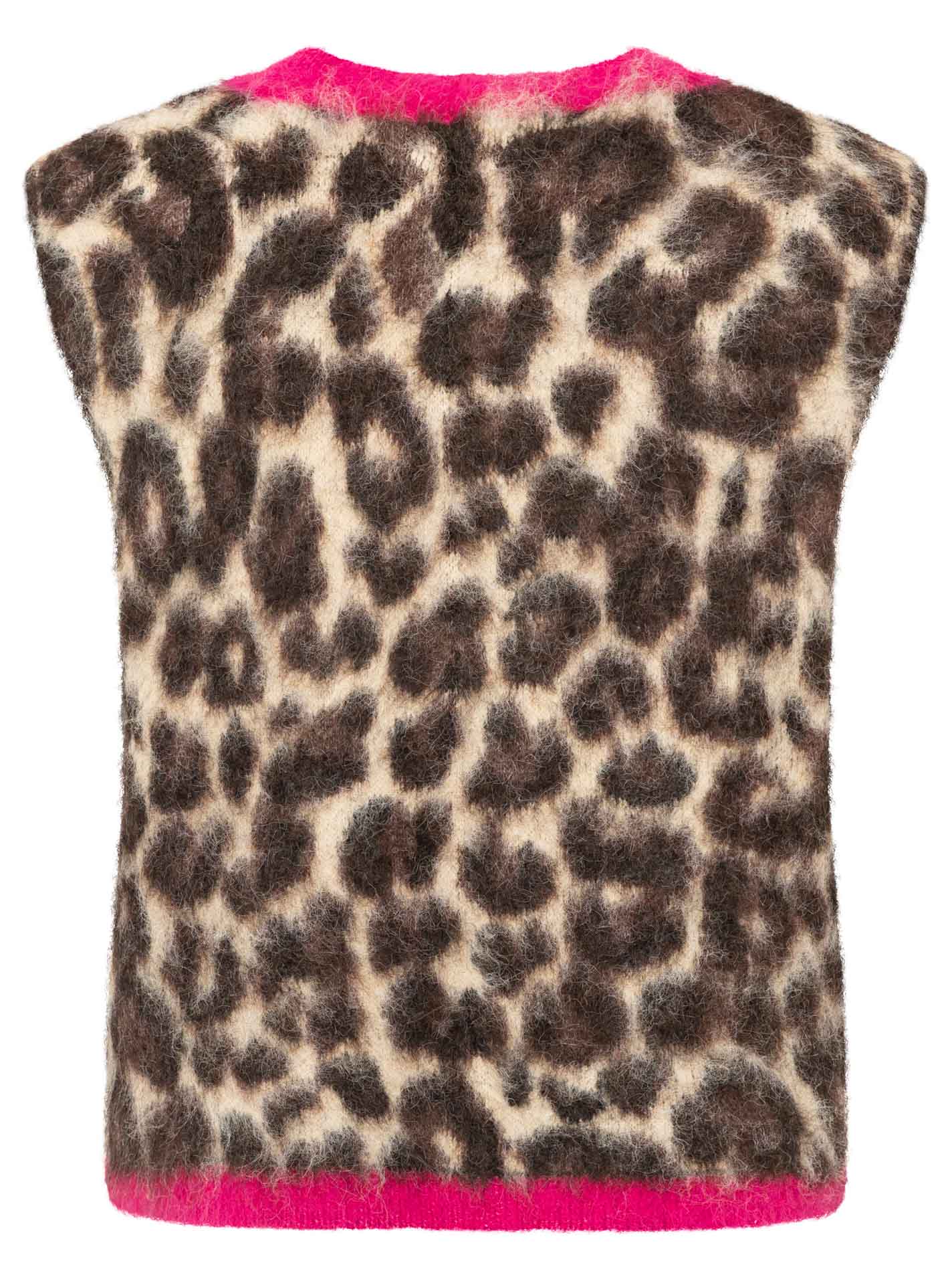 Zwillingsherz - Strickweste "LEO ZH Patch" - Beige
