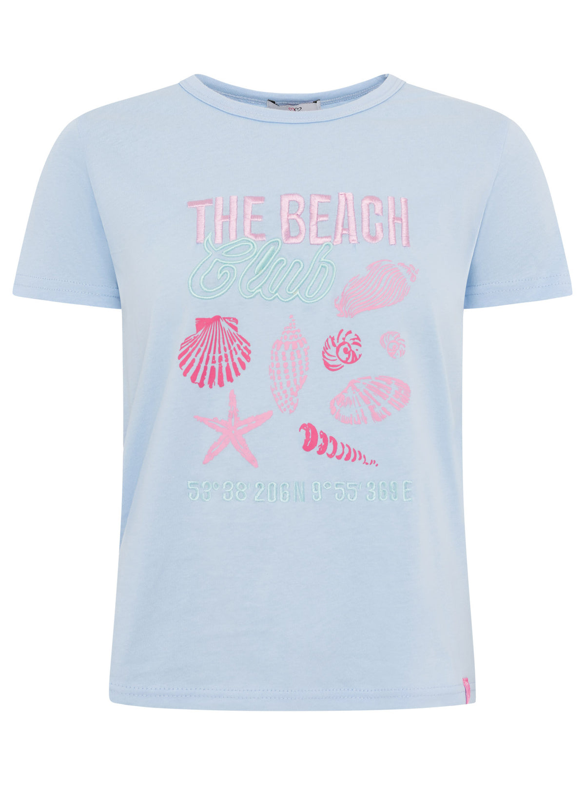 Zwillingsherz - T-Shirt "The Beach" - Hellblau