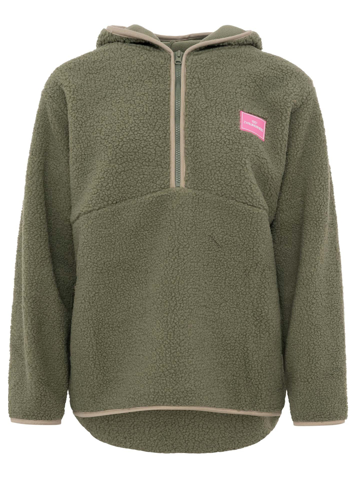 Zwillingsherz - Teddy Zipper "ZH" - Khaki