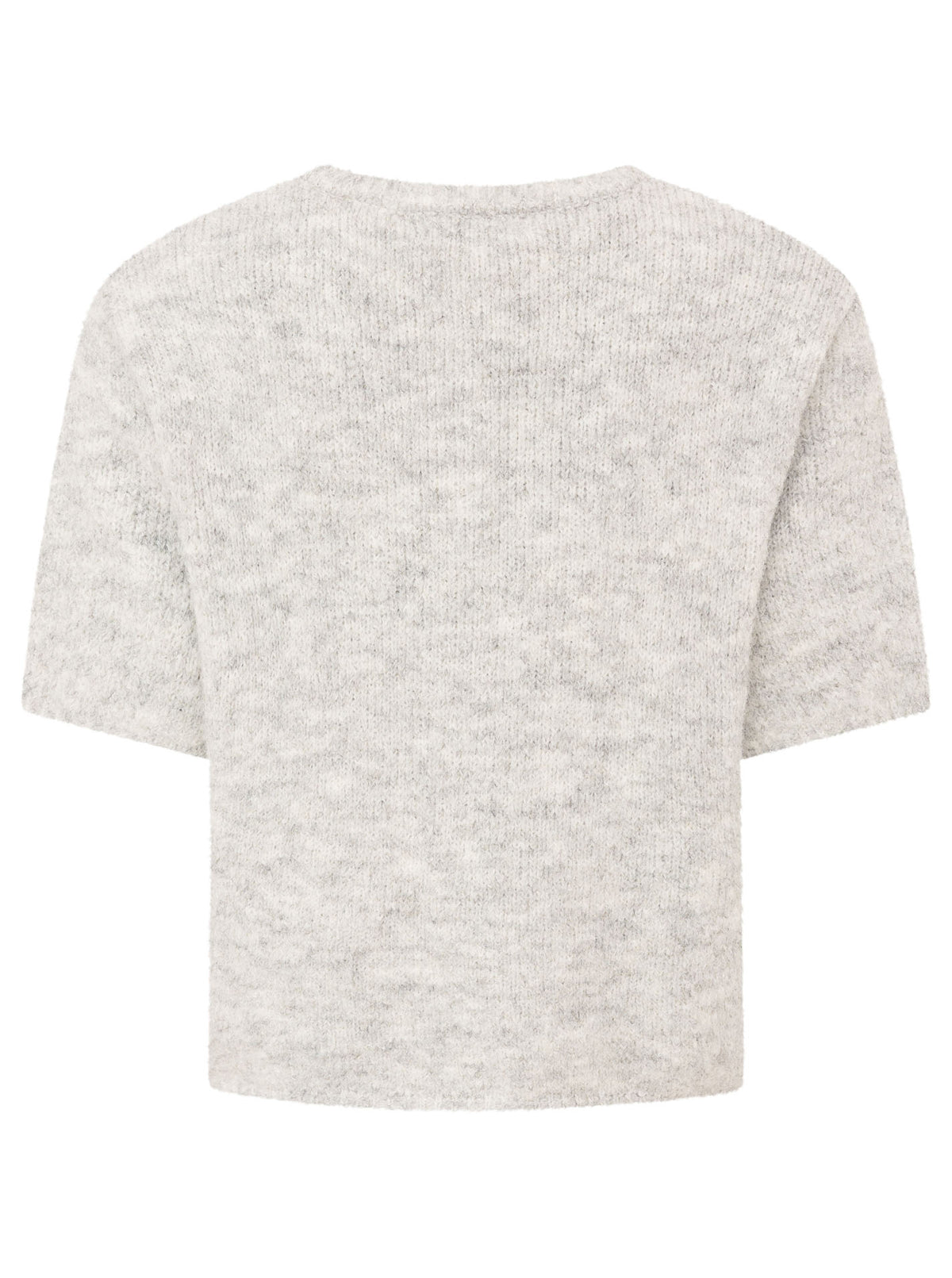 Zwillingsherz - Kurzarm Cardigan Cozy - Hellgrau