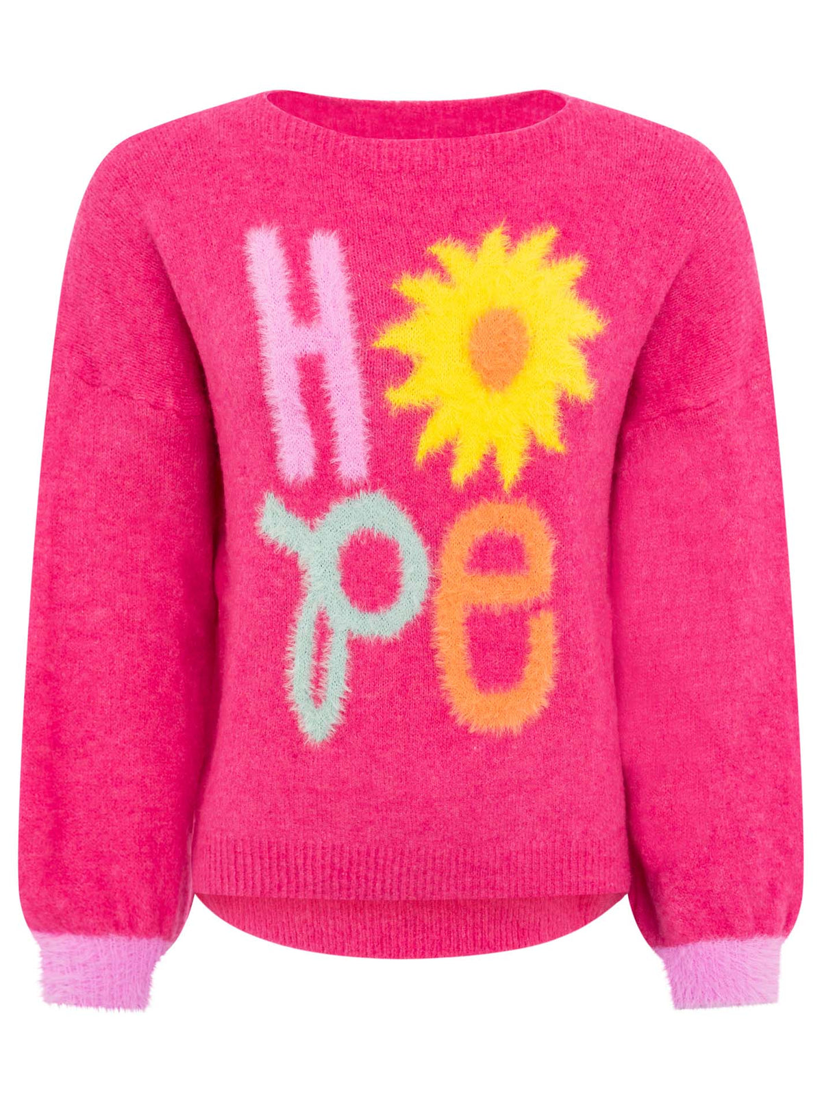 Zwillingsherz Pullover Wollmix Hope - Pink