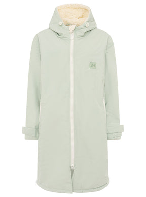 Zwillingsherz - Oversize Kuschel Windjacke - Salbei