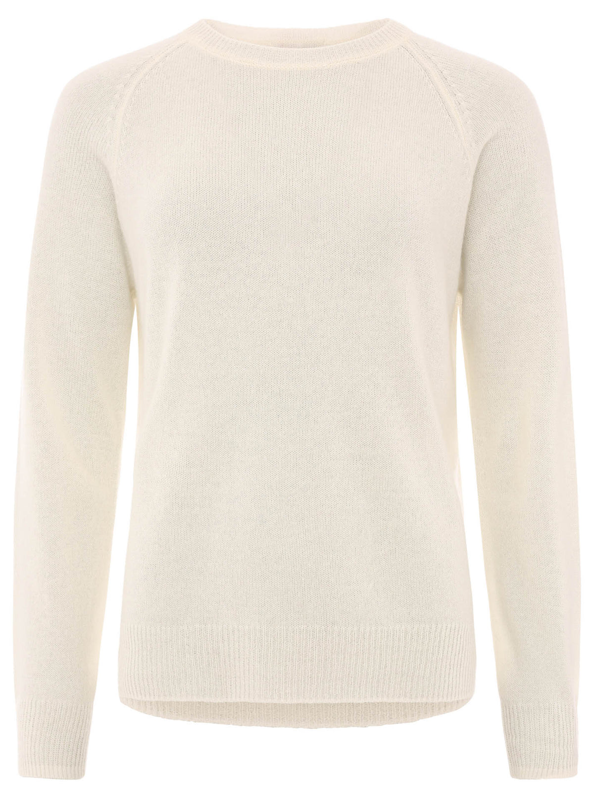 Zwillingsherz Kaschmir Pullover (100% Cashmere) - Wollweiß