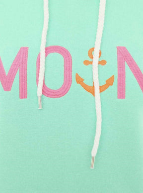 Zwillingsherz - Moin Hoodie/Sweatshirt - Türkis/Mint