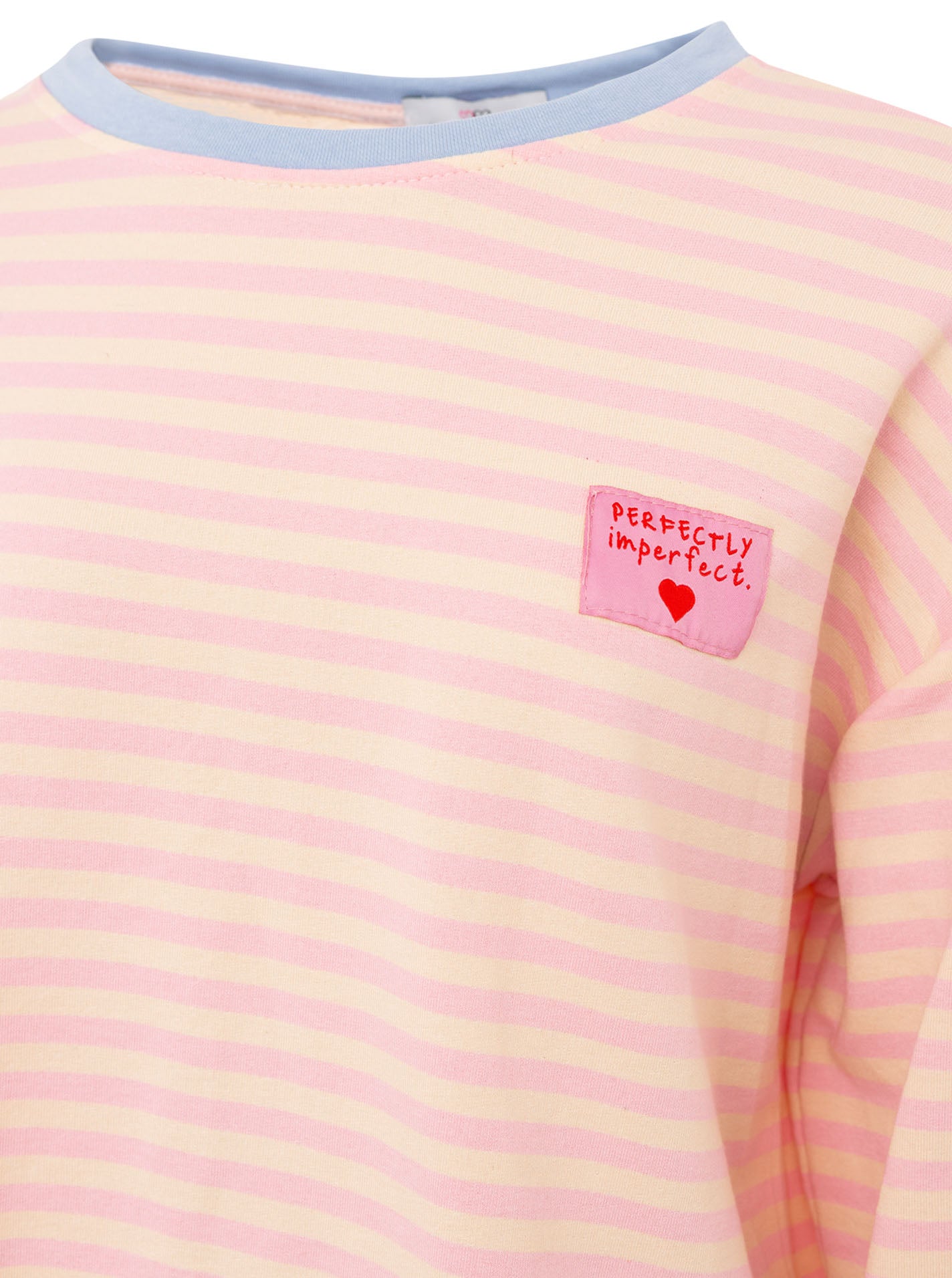 Zwillingsherz - Sweatshirt "Perfectly Imperfect" - Pink/Creme