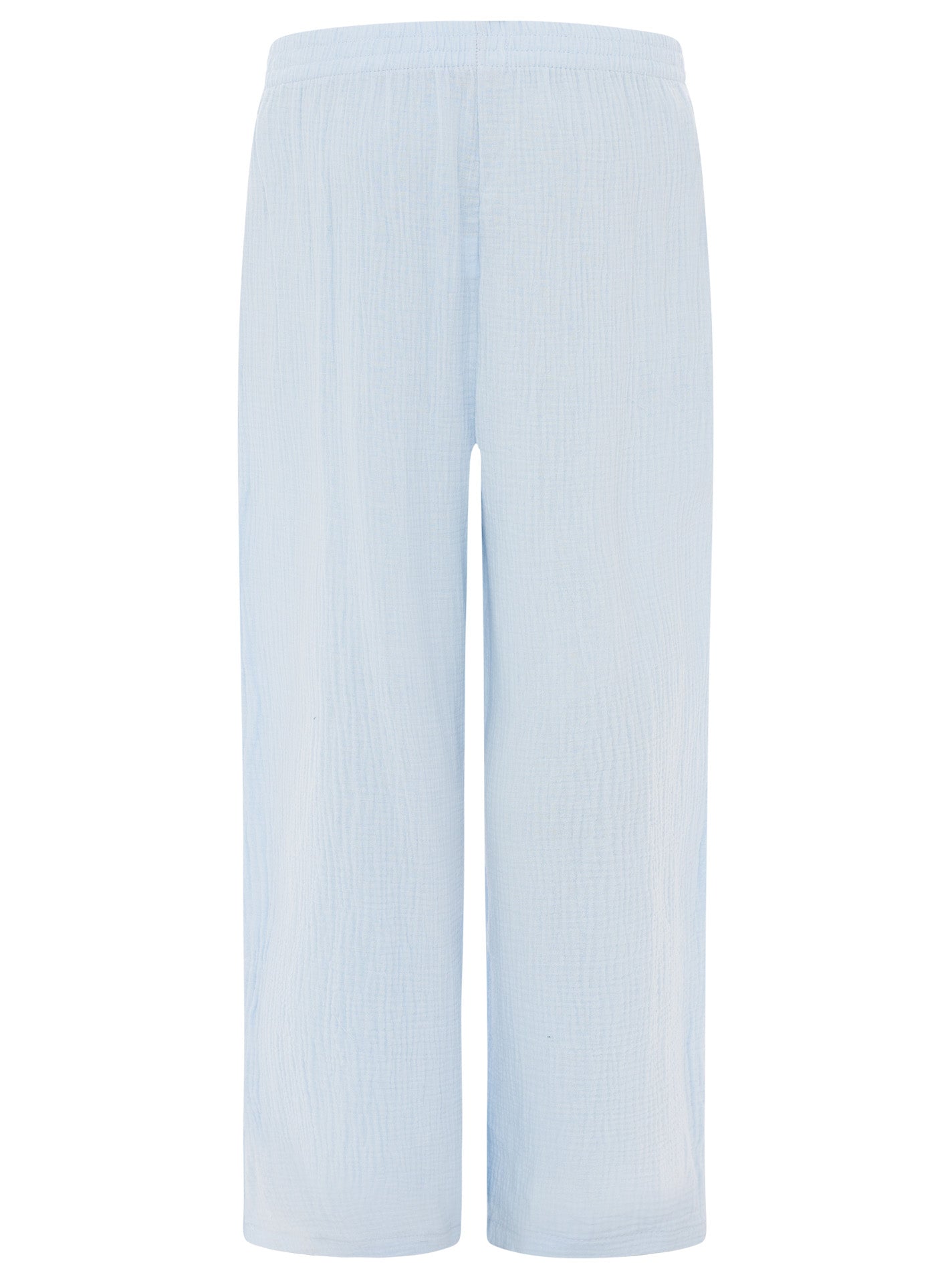 Zwillingsherz Musselin Hose - Hellblau