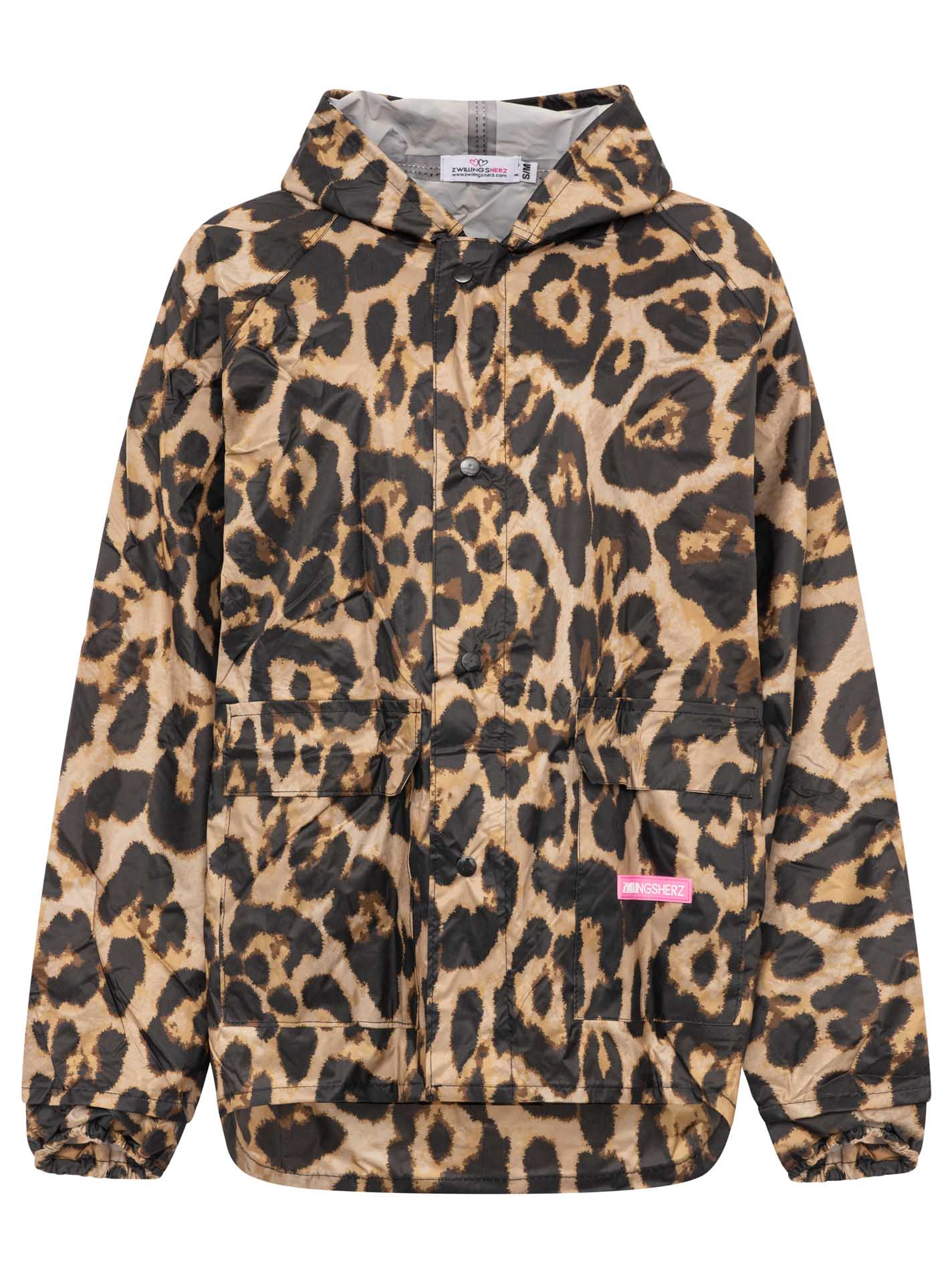 Zwillingsherz Regenjacke Kurz - Leo Beige