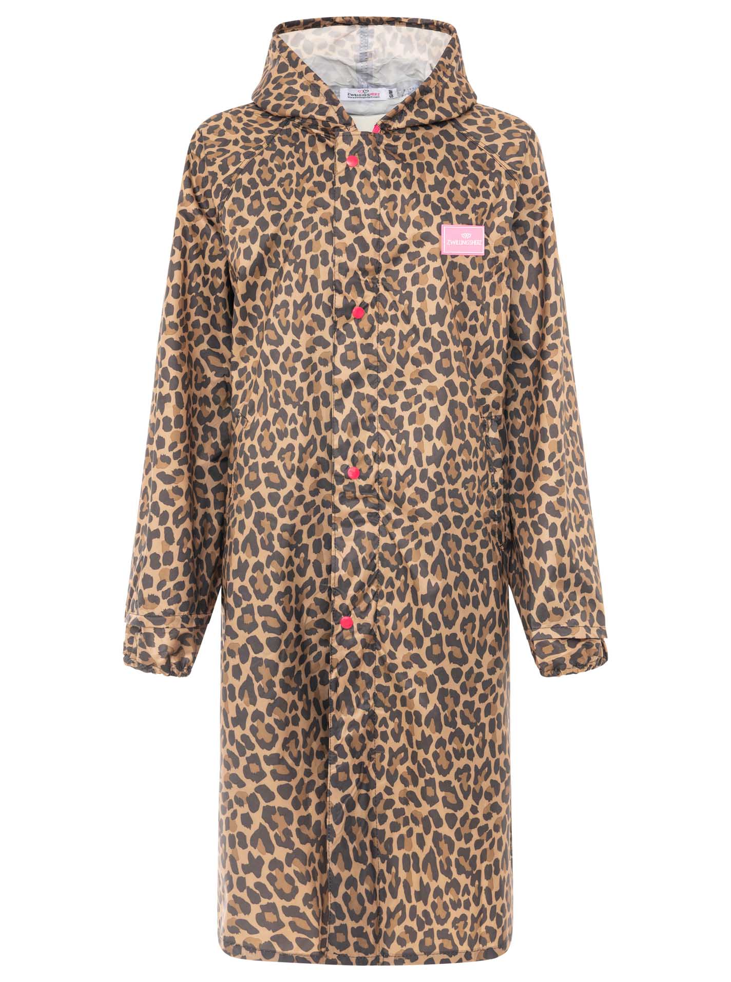 Zwillingsherz - Oversize Regenjacke Leo - Dunkelbeige