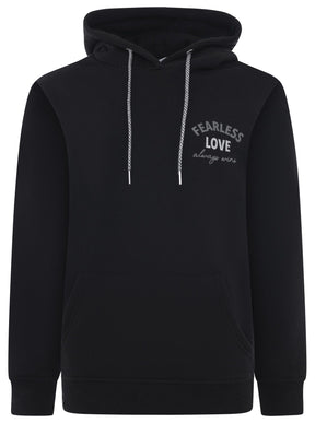 Zwillingsherz - Hoodie mit Pailletten "Love Wins" - Schwarz