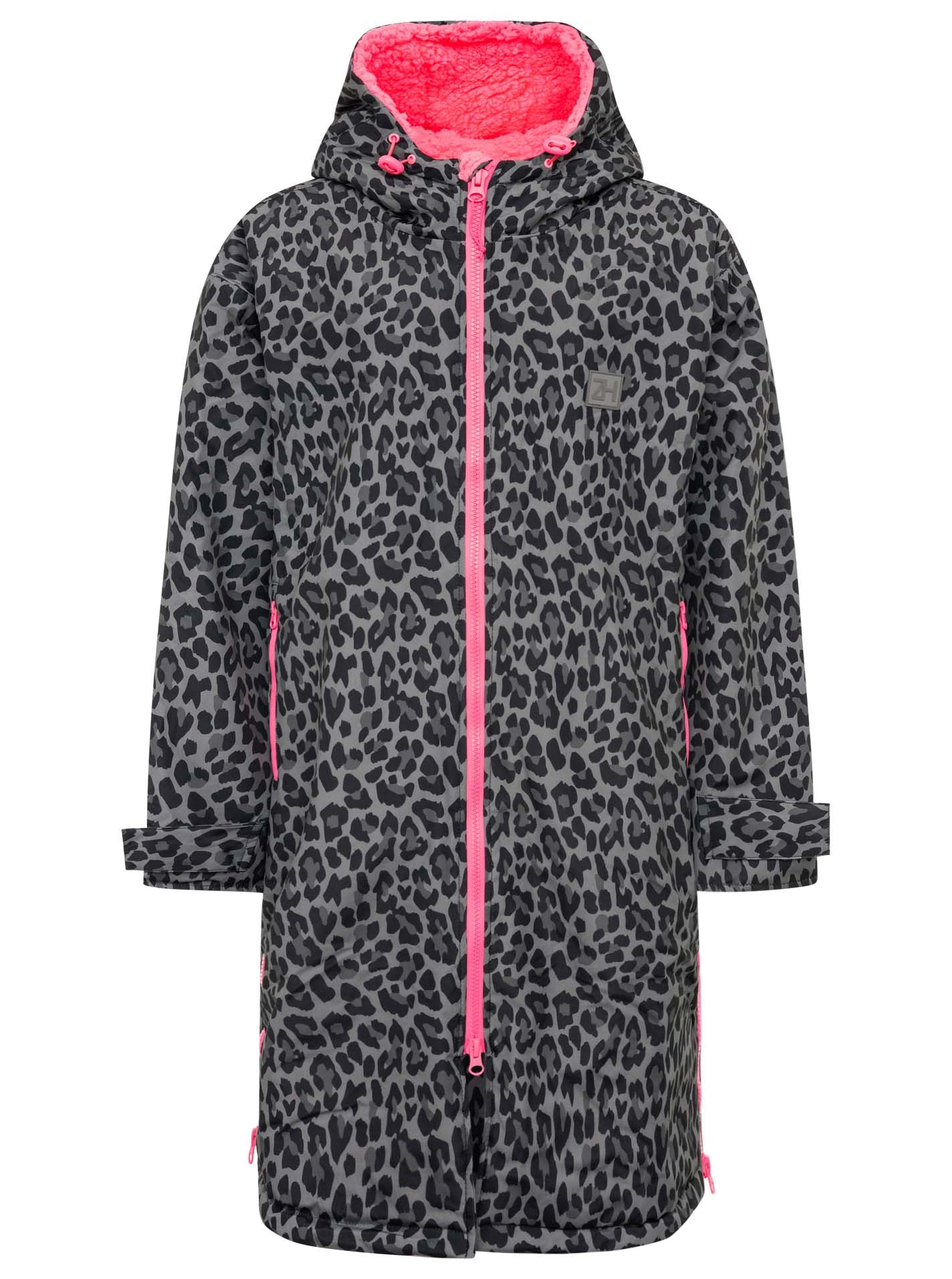 Zwillingsherz Oversize Windjacke Leo - Mittelgrau