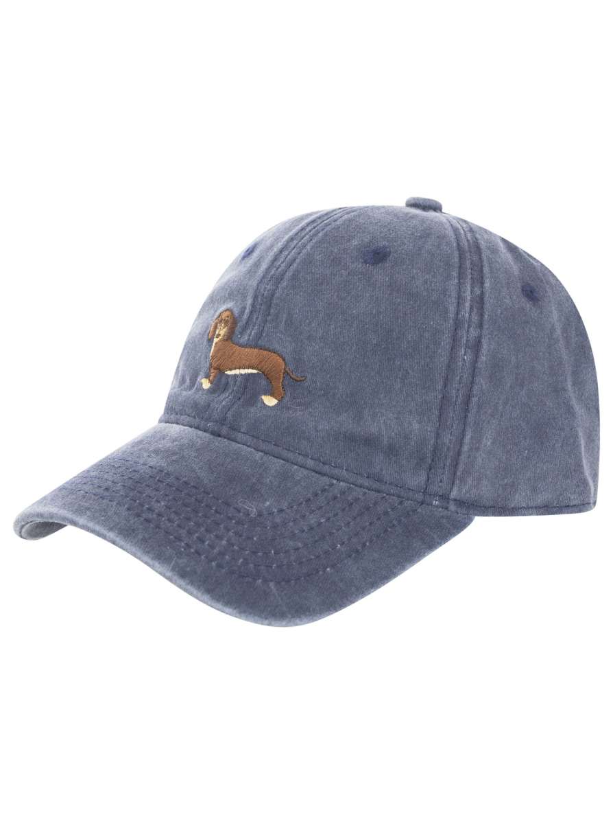 Zwillingsherz - Cap/Kappe "Dackel" - Blau