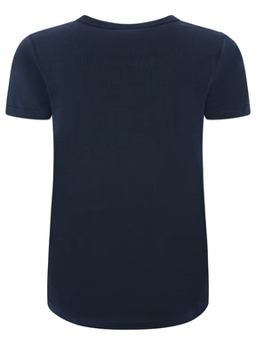 Zwillingsherz - T-Shirt "Be Happy" - Marine