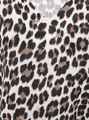 Zwillingsherz - Musselin Bluse Rüschen - Leo Beige