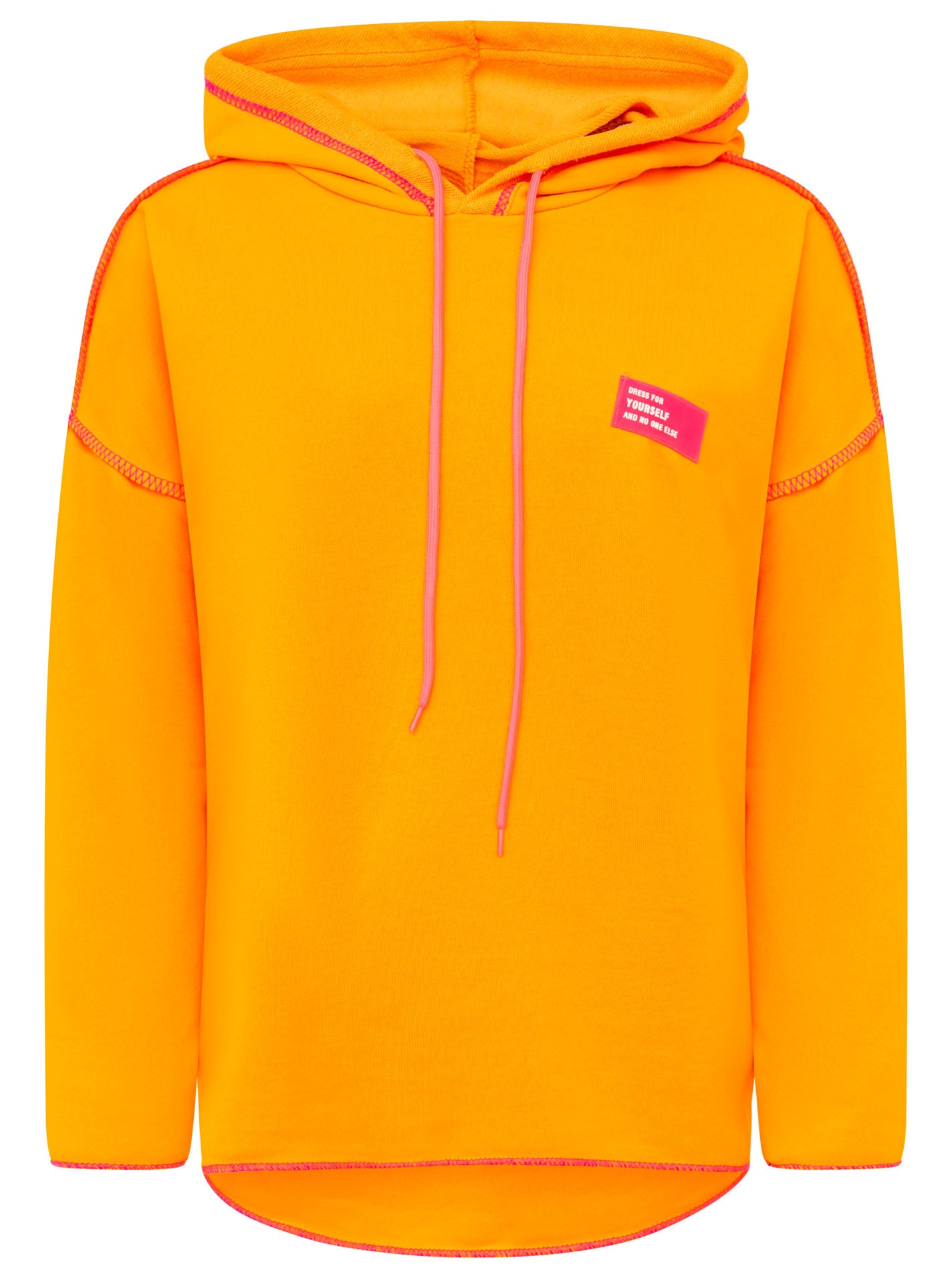 Zwillingsherz - Hoodie "Neon Farben" - Orange
