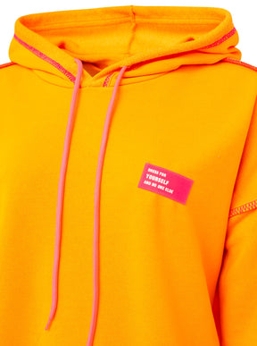Zwillingsherz - Hoodie "Neon Farben" - Orange