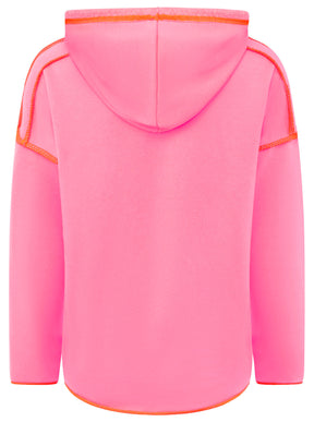 Zwillingsherz - Hoodie "Neon Farben" - Pink