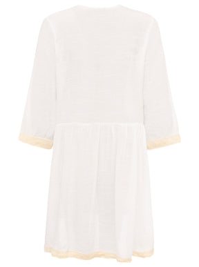 Zwillingsherz - Boho Kleid Summer - Weiß