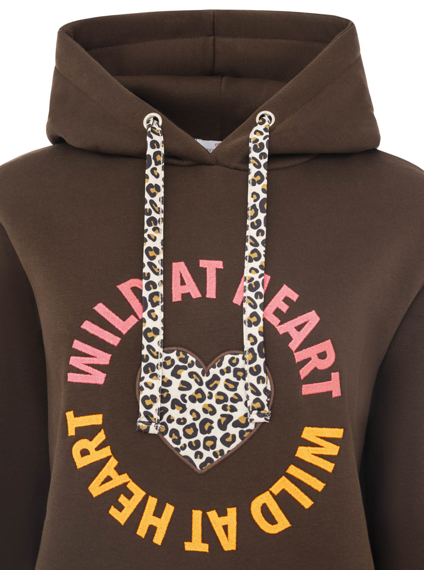 Zwillingsherz - Hoodie "Leo Wild Heart" - Braun